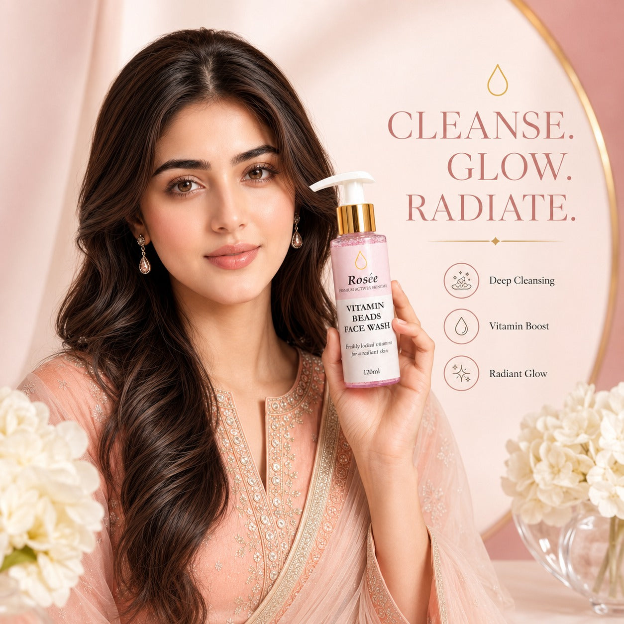 Rosée Vitamin Gel Beads Face Wash