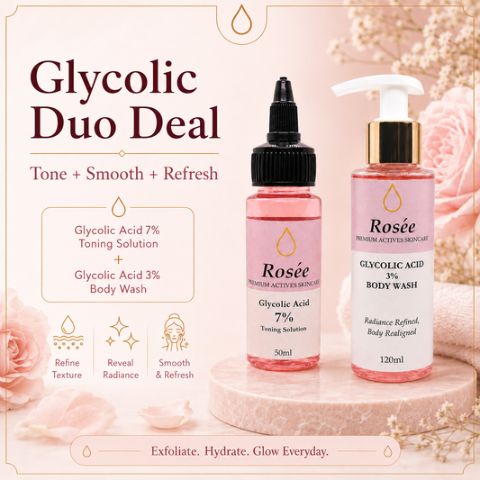 Glycolic Acid 7% Toner & 3% Body Wash