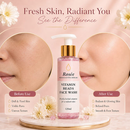 Rosée Vitamin Gel Beads Face Wash